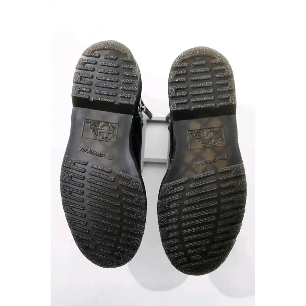 Dr Martens Cristofor Leather Harness Lace Up Boots Women's Sz 6 Shoes